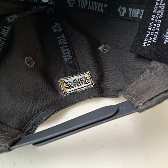 NEW TOP LEVEL Savage Snapback Hat Grey Black Gold Tiger Design 100% Cotton Claw - Picture 11 of 13
